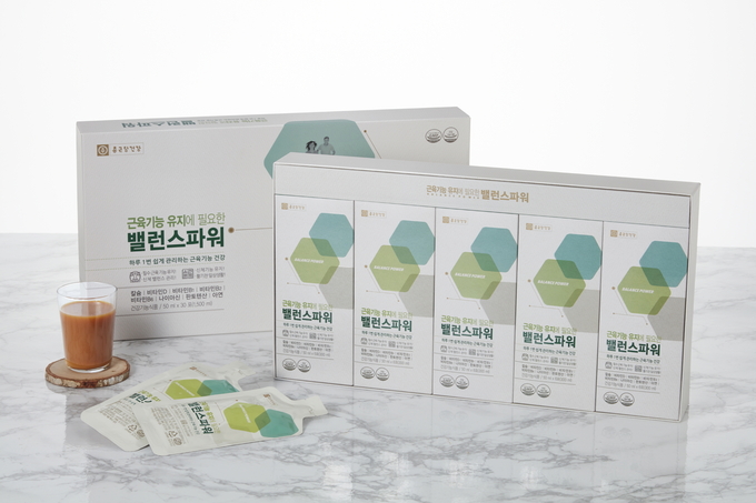 종근당건강이 칼슘, 비타민D, B1, B2, B6, 나이아신, 판토텐산 등 기능성 성분이 복합 함유된 밸런스파워를 선보였다