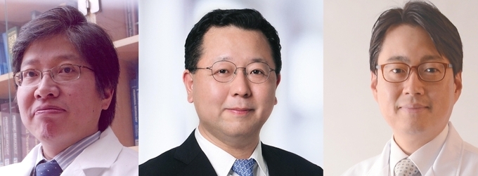 좌부터 신경과 이상건.주건.박경일교수