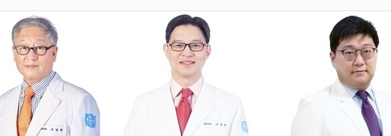 좌부터 분당서울대병원 정형외과 구경회·이영균·박정위 교수.