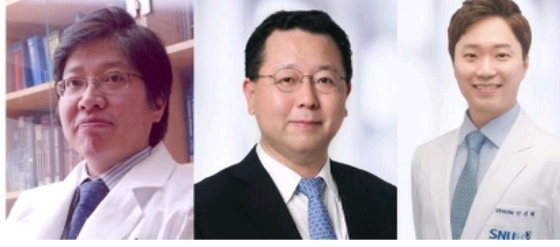 좌부터 서울대병원 신경과 이상건·주건, 입원의학센터 안선재교수.