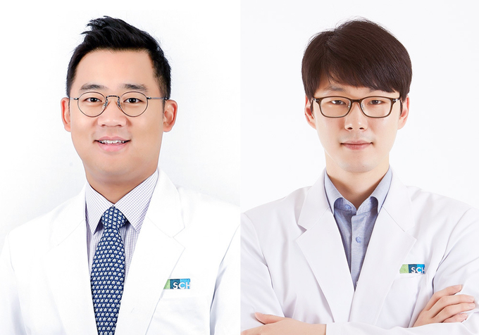 좌부터 순천향대 부천병원 차한규 성형외과 교수, 한정우 안과 교수