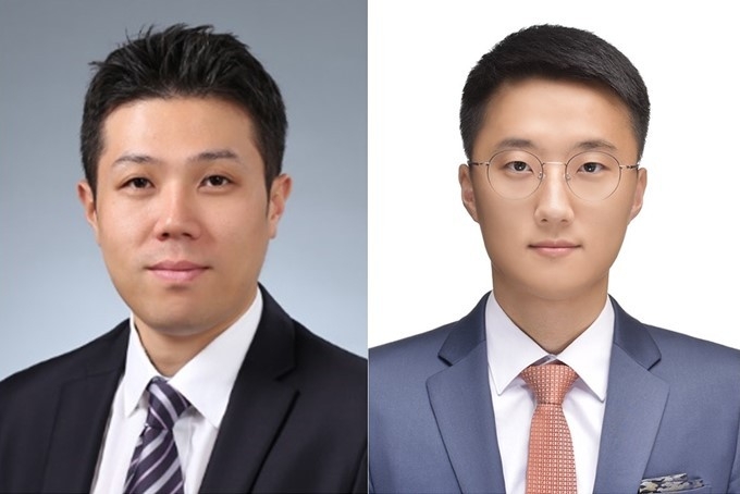 좌부터 분당서울대병원 정형외과 성기혁 교수,1저자 박세진 전공의