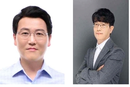 좌부터 안성민 이뮤노포지 대표, 김이랑 온코크로스 대표