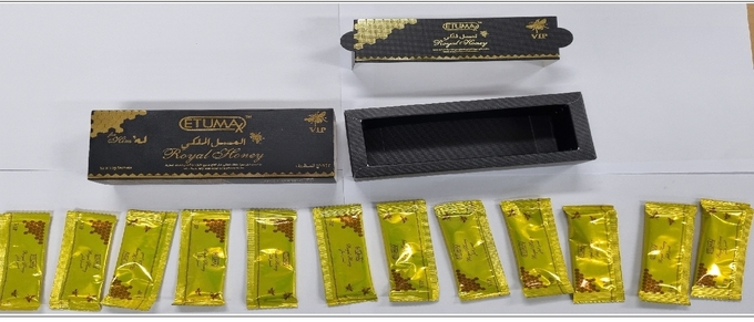 불법 벌꿀 수입 제품,개봉 후 내포장(10g × 12포)