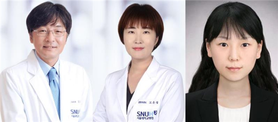 좌부터 소아신경외과 김승기 교수·고은정 교수, 소아암사업부 최승아 연구교수