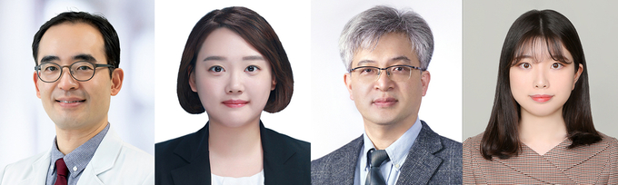 좌부터 서울대병원 소화기내과 유수종 교수·박제연 임상강사, 서울의대 구자록 교수·김수민 연구원