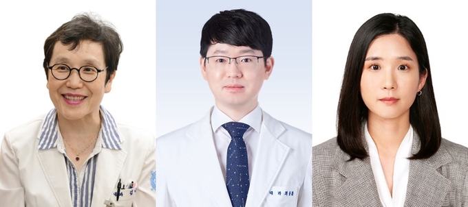 좌부터 분당서울대병원 소화기내과 김나영 교수,소화기내과 최용훈 교수,·국립암센터 암진료향상연구과 장지은 박사