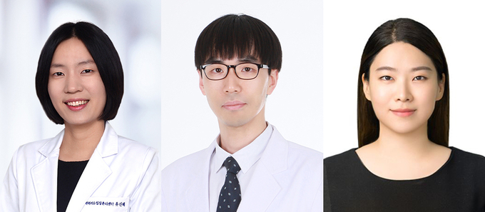 좌부터 서울대병원 유신혜 교수, 이대목동병원 김정한 교수 및 한림대 심진아 교수