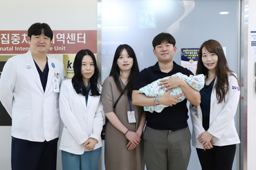 분당차여성병원 임신 8주 ‘신경내분비종양’ 암진단 환자 수술 후 건강한 아기 출산