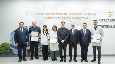 서카자흐스탄 보건·의료 대표단, 국제성모병원 방문...글로벌 의료협력 가속화