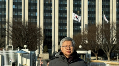 대한의사협회 김택우 회장 '1인 시위' 동참