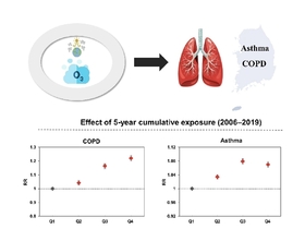 장기 오존 노출, COPD·천식 발생 위험 높인다…"새로운 환경보건 이슈로 떠올라"